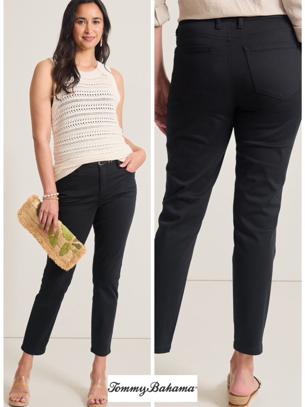 Like New - Tommy Bahama Boracay Beach High-Rise Ankle Jeans (0x28”)